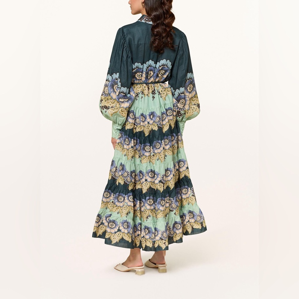 ALEMAIS Madalena Ramie Shirtdress size 6 EUC - Picture 15 of 16